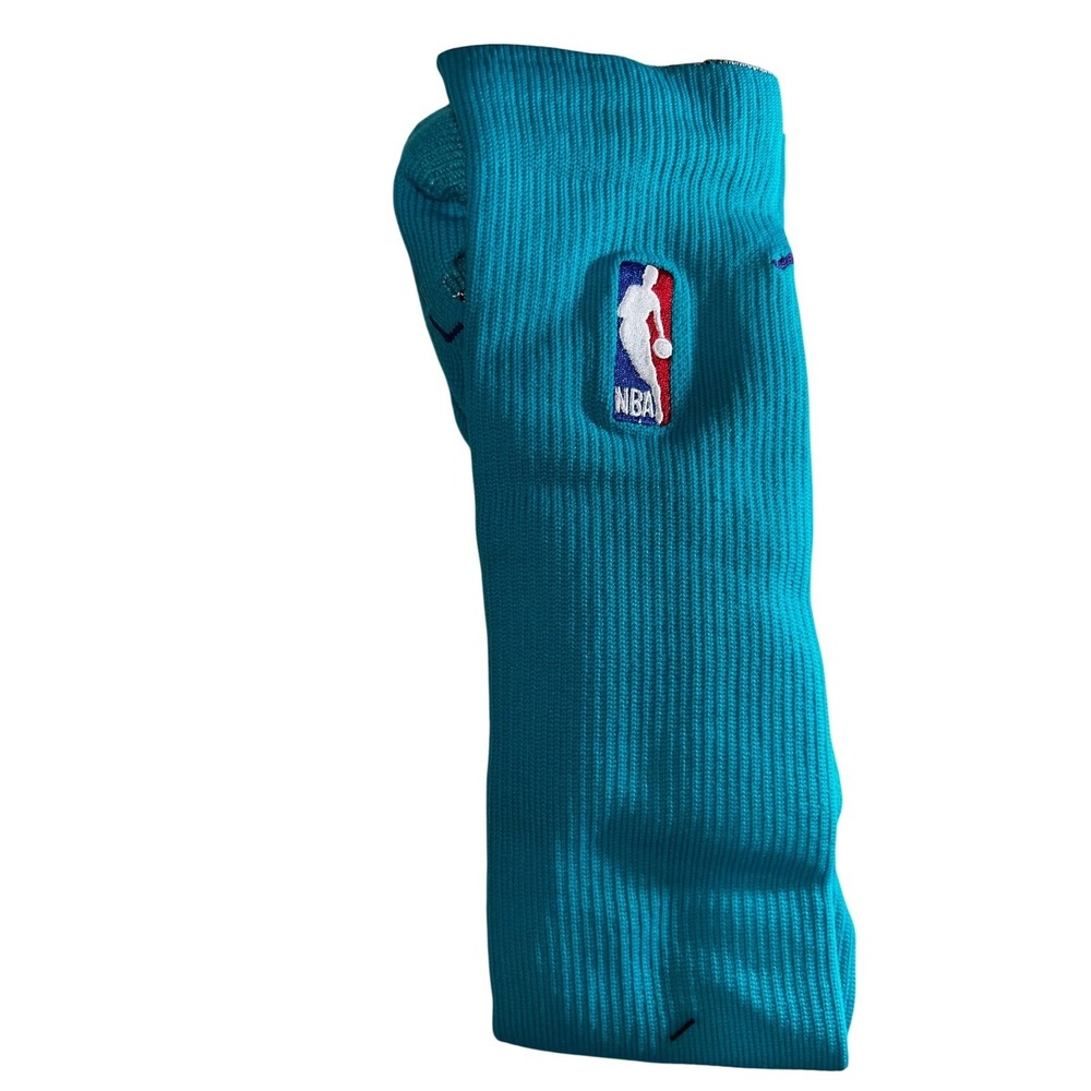 Air Jordan NBA Authentic Knee High Socks Teal Blue Dri-FIT Mens 6-8 Women 6-10